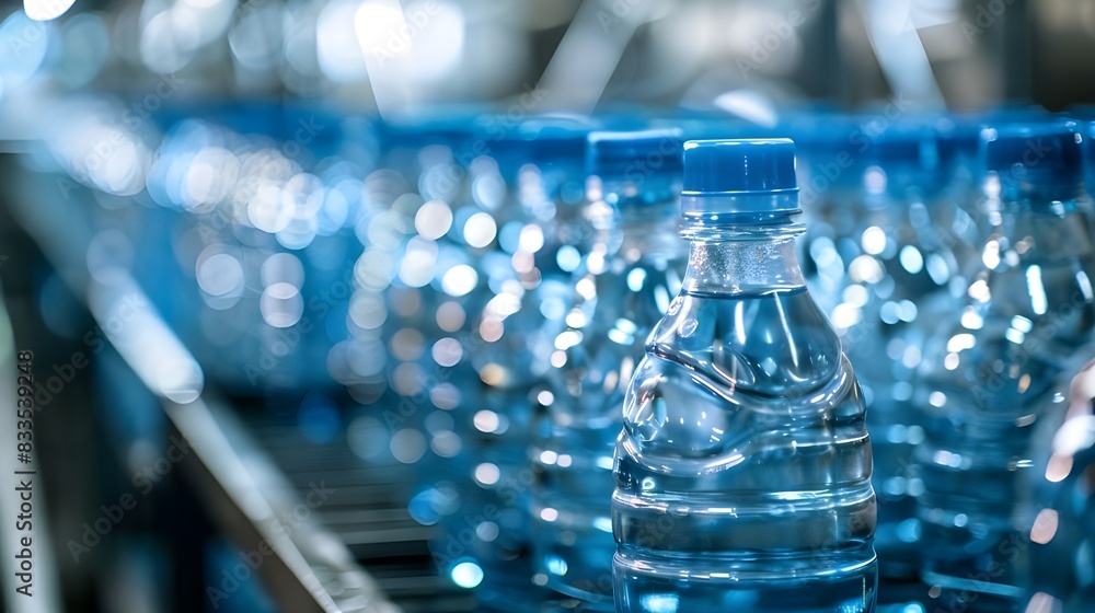 Save to Library Download PreviewCrop Find Similar Line of bottling beverages in plastic bottles on clean light factory Save to Library Download PreviewCrop Find Similar Line of bottling beverages in plastic bottles on clean light factory