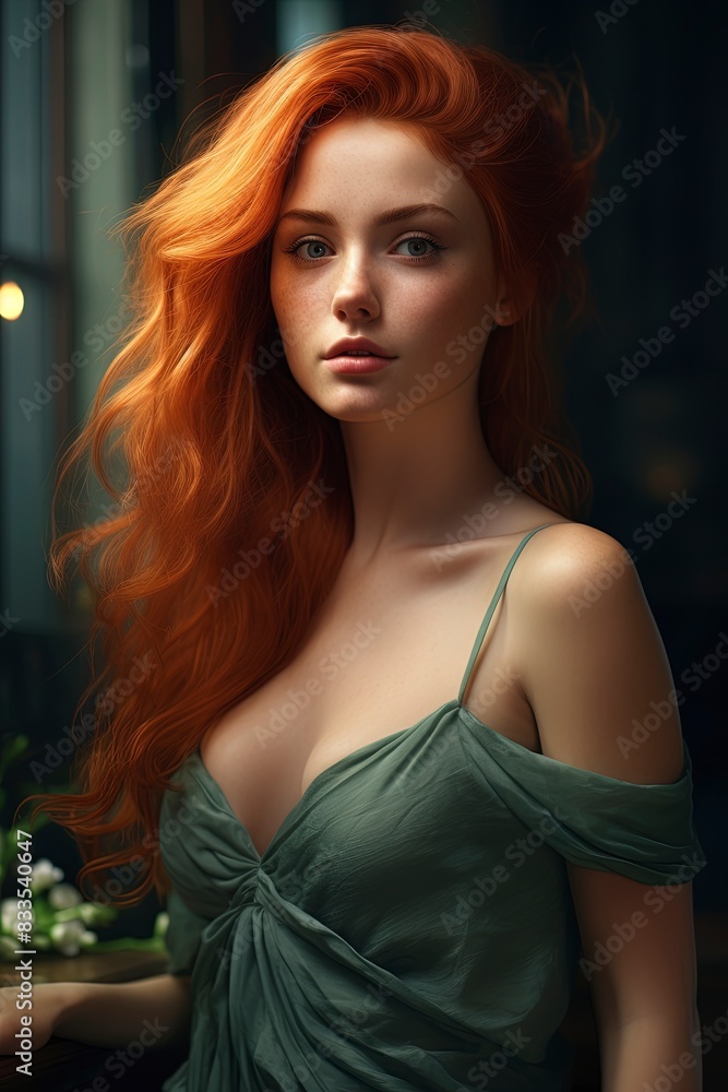 portrait of a woman, generative ai portrait of a woman, generative ai