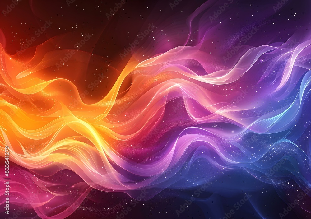 Wavy abstract background Wavy abstract background