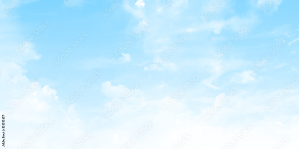 Blue sky with white cloud. The summer heaven is colorful clearing day Good weather and beautiful nature in the morning. Blue sky with white cloud. The summer heaven is colorful clearing day Good weather and beautiful nature in the morning.