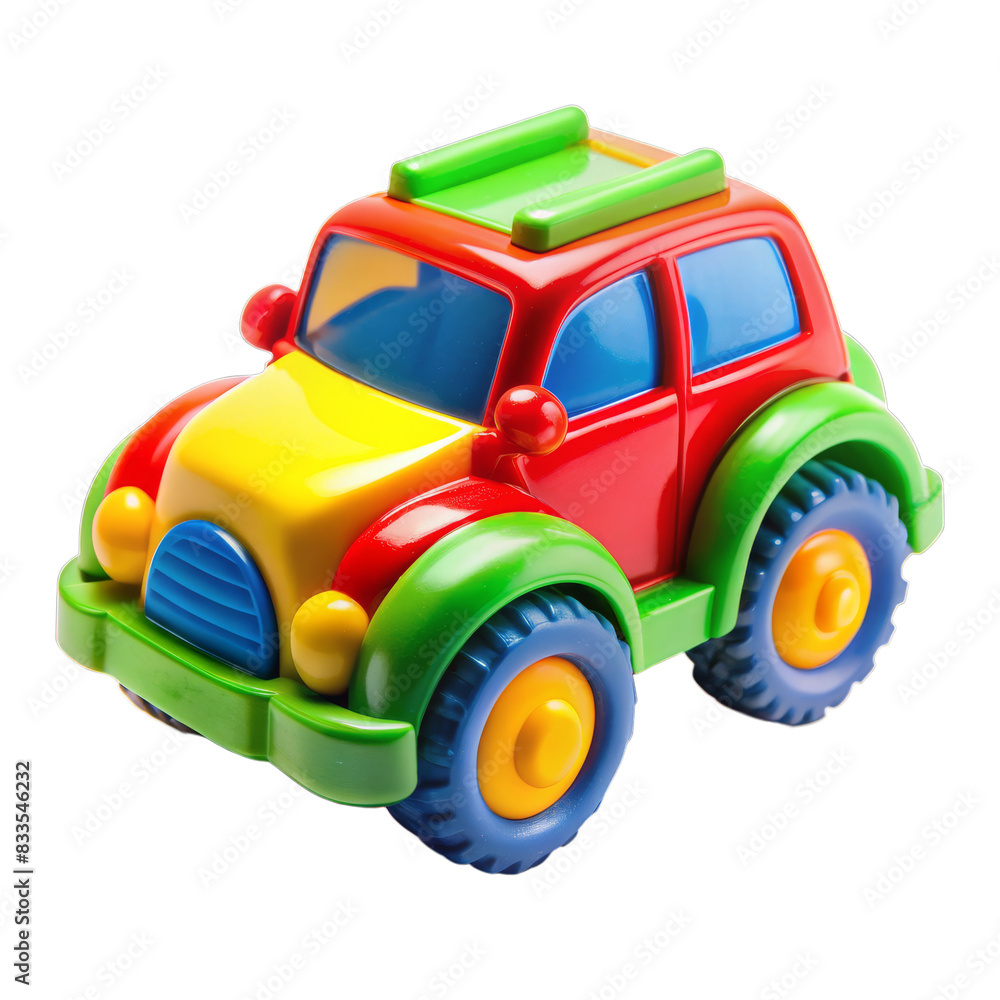 toy car 3d render on transparent background toy car 3d render on transparent background
