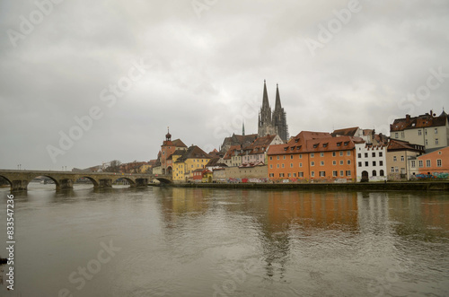 View of Regensburg old town