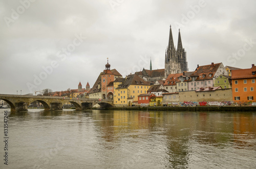 View of Regensburg old town