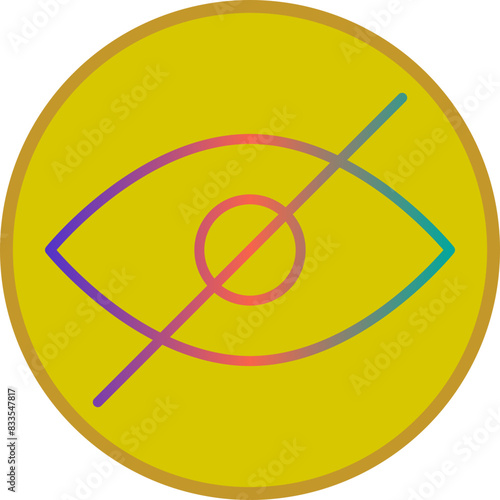Visibility Off icon Design