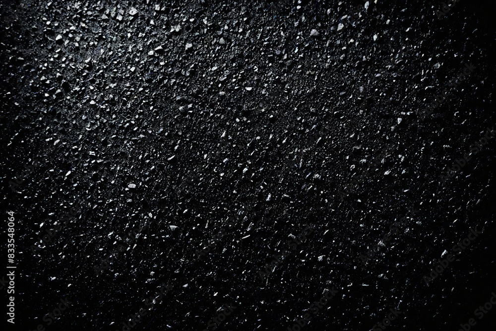 Obraz premium water drops on black background