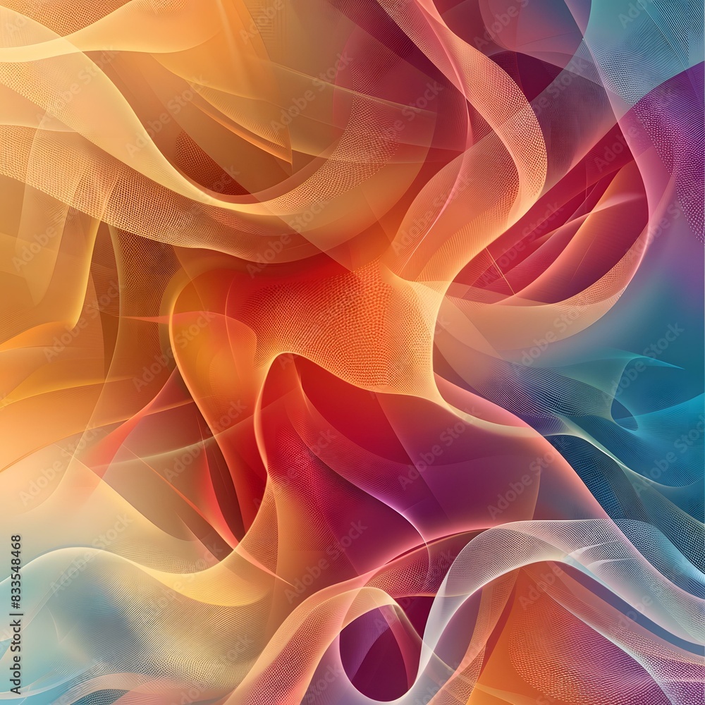 Obraz premium Colorful Waves