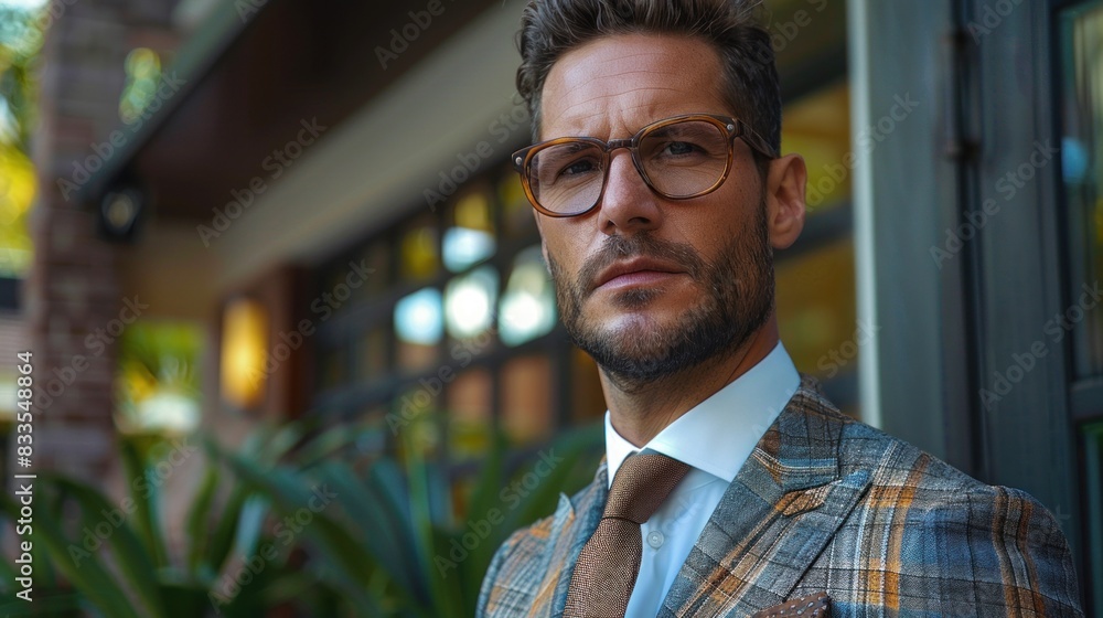 Projecting professionalism, the marketer's attire and demeanor exude sophistication, setting a standard for industry excellence. Projecting professionalism, the marketer's attire and demeanor exude sophistication, setting a standard for industry excellence.