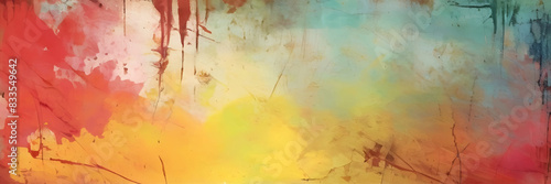 Grunge painting wall image. oil paint on canvas is written by palette knife. Closeup of a painting by oil and palette knife on canvas.