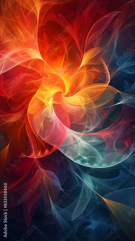 Obraz premium Fire Flower