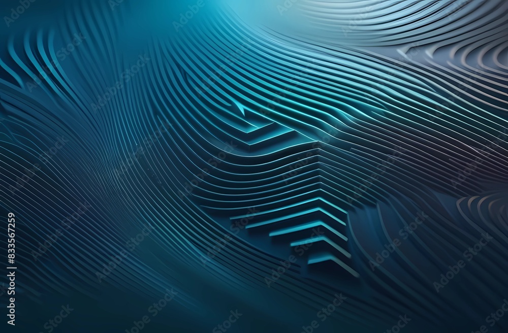 Abstract illustration in blue color. 3D design. Abstract illustration in blue color. 3D design.