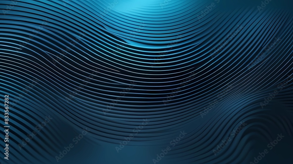 Abstract illustration in blue color. 3D design. Abstract illustration in blue color. 3D design.