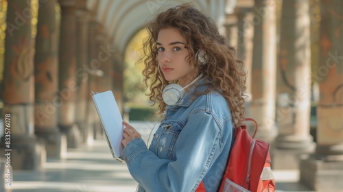 The Student with Tablet photo