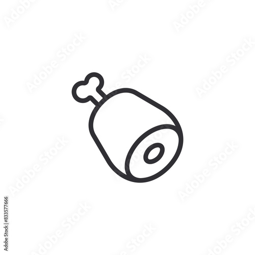 Steak icon. Butcher logo. Meat tenderloin. Logo template. Porter House. Protein food. Healthy food. Steak logotype. Butcher shop. Beefsteak. Pork. Street food. Barbecue icon. Steak. Meat on the bone.