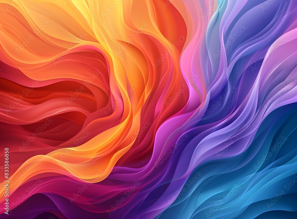 Obraz premium Colorful Waves