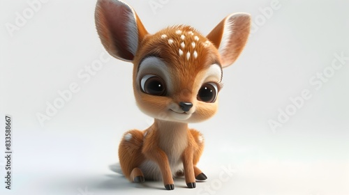Adorable Chubby Baby Deer w...