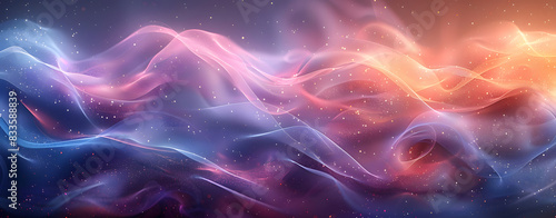 Abstract Background with Pink, Purple, and Red Smoke and Liquid Colors