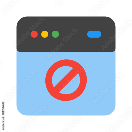 adblock flat icon