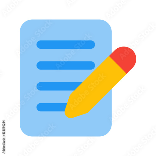 copywriting flat icon