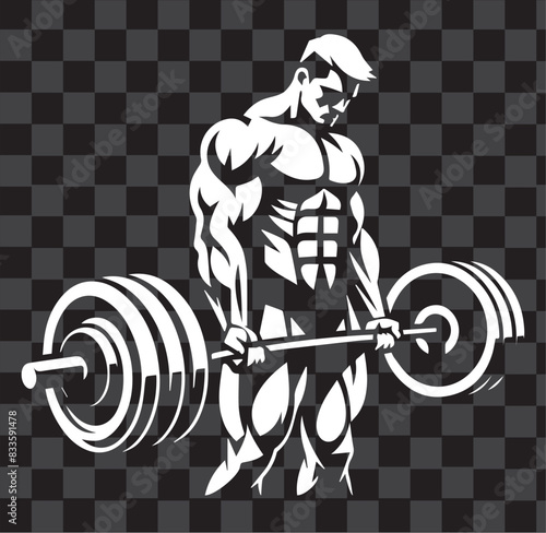 Powelifter, Power lift, EPS vector