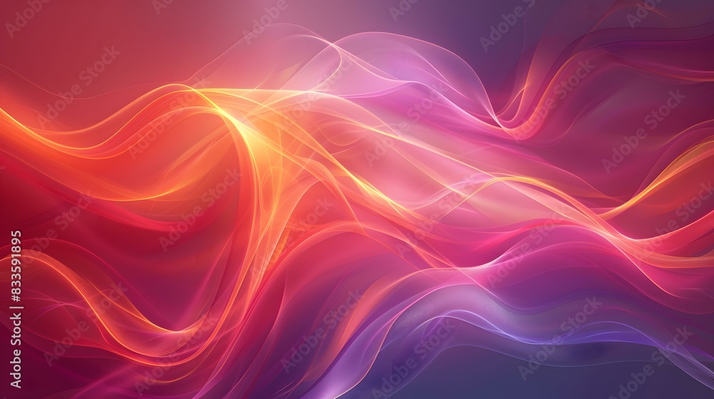 Red and pink waves Red and pink waves