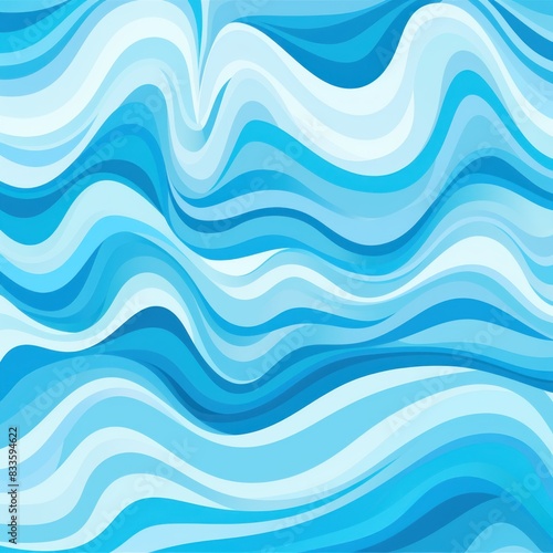 Wavy Sky Blue 70s halftone pattern  batik  pastel --v 5.2 Job ID  b76f83b8-d760-42e8-a0dc-e1366b0d8a56