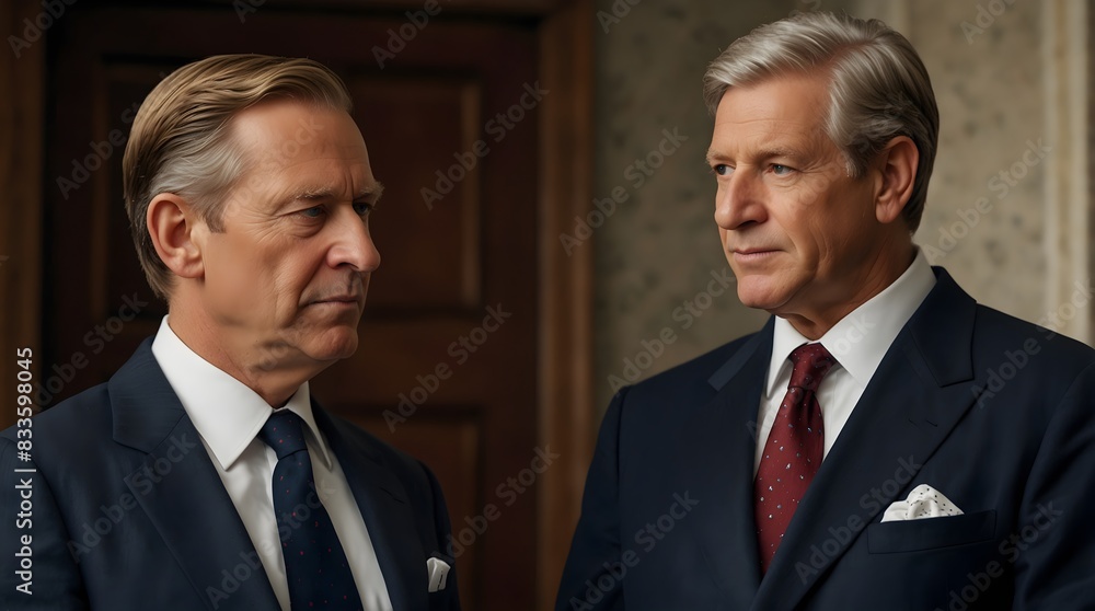 In a short story, detail the rivalry between two heirs vying for their ...