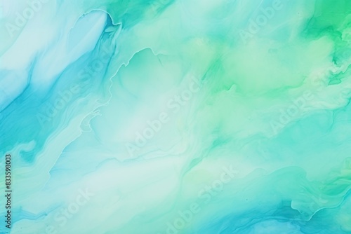 Abstract watercolor paint background by green and light Sky Blue with liquid fluid texture for background --ar 3 2 --v 5.2 Job ID  5a3f5730-53e6-42a4-b763-80b348de454e