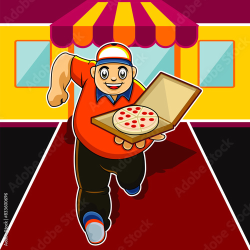 Fastest pizza delivery person