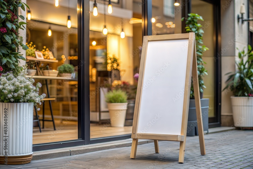 menu board in front of shop menu board in front of shop