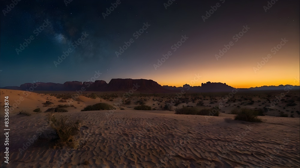 Nightfall Over the Desert.generative.ai Nightfall Over the Desert.generative.ai