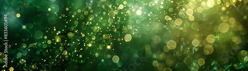 Wallpaper Mural Abstract green bokeh background with soft light. Torontodigital.ca