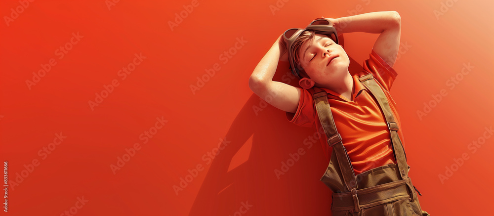 3d illustration of world day against child labor. Awareness against child labor. 3d illustration of world day against child labor. Awareness against child labor.