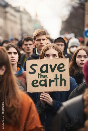 protest to save the earth