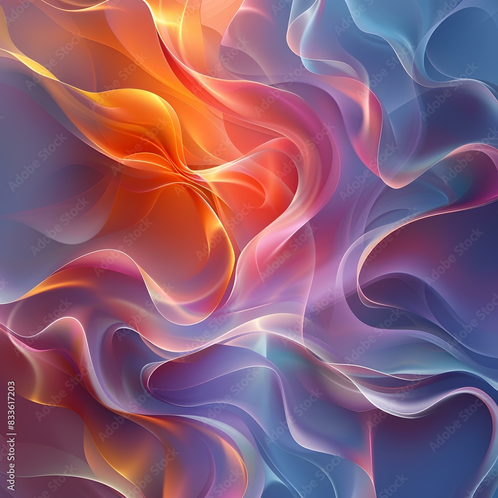 Obraz premium Colorful abstract silk