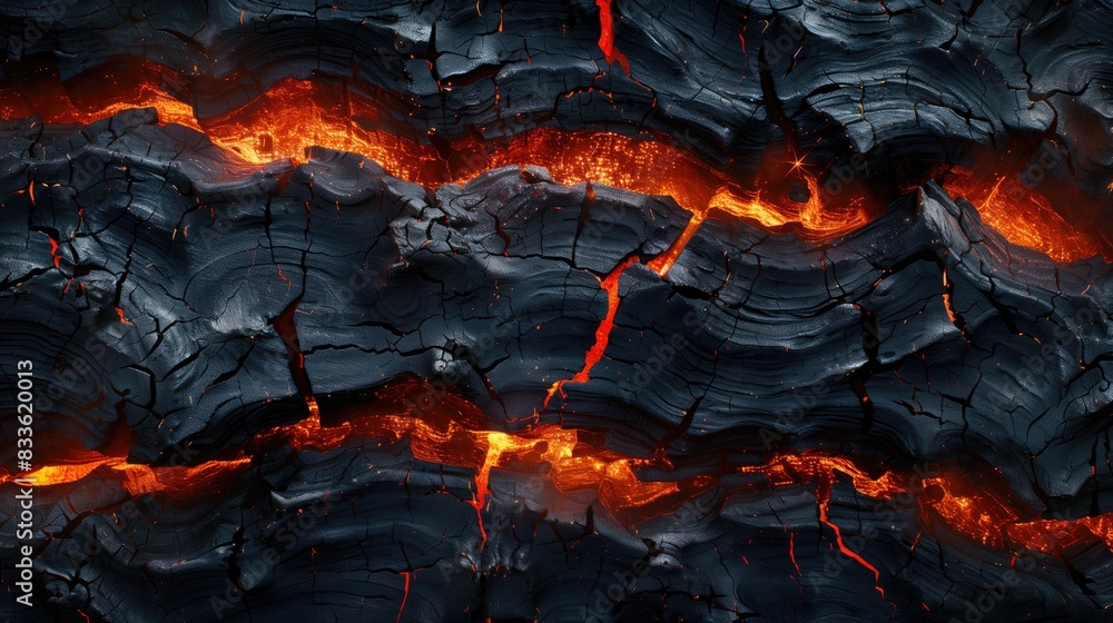 texture from glowing and burning logs Perfect for illustrating themes of energy, nature raw power texture from glowing and burning logs Perfect for illustrating themes of energy, nature raw power