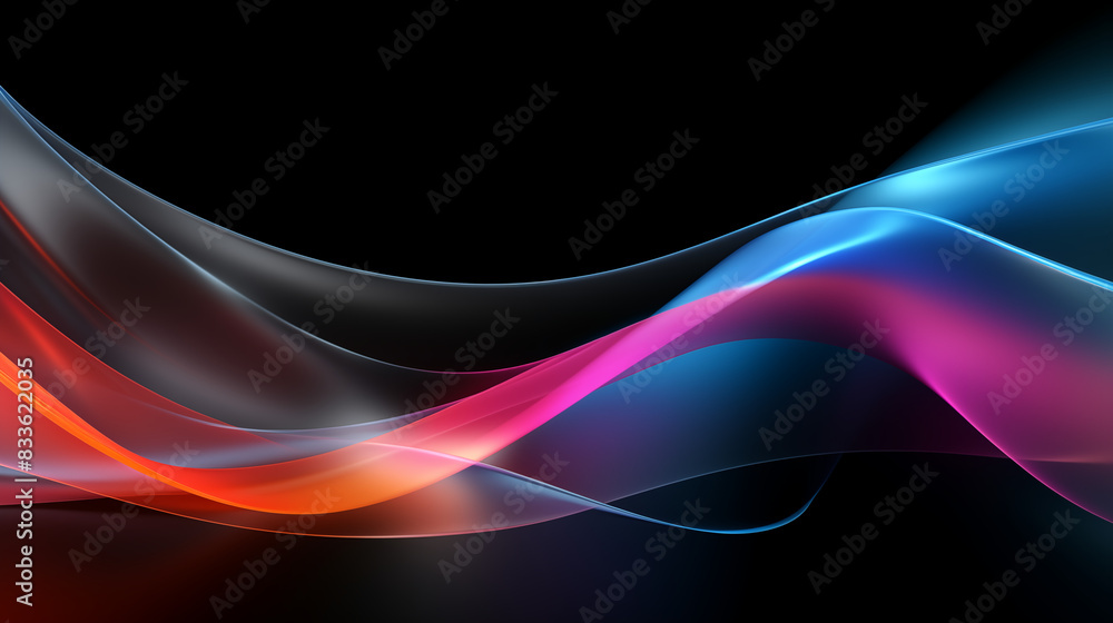 Naklejka premium glassy abstract background