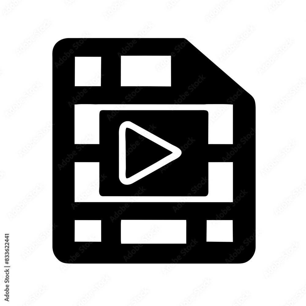 Stream and Save: Film Download Icon Design Stream and Save: Film Download Icon Design