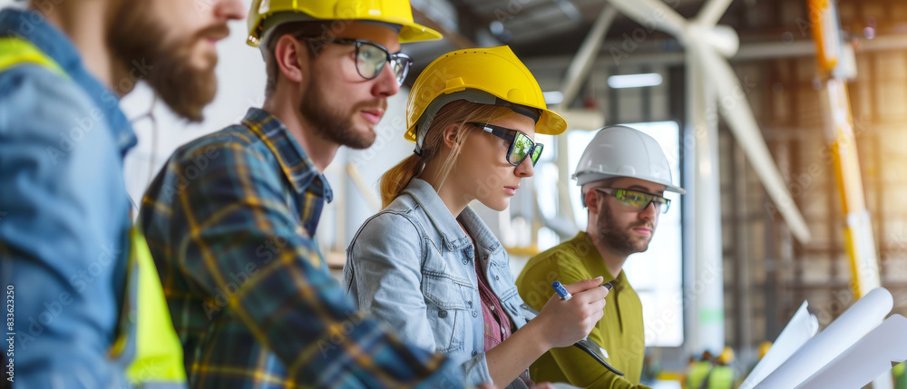 Group of People Wearing Hard Hats and Safety Glasses Group of People Wearing Hard Hats and Safety Glasses