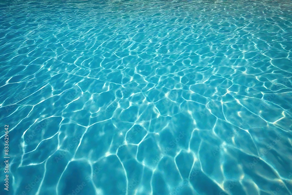 Obraz premium blue water surface