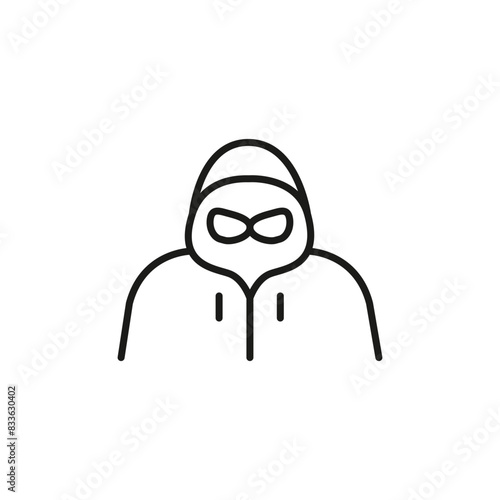 Thief icon. Simple thief icon for social media, app, and web design. Vector illustration