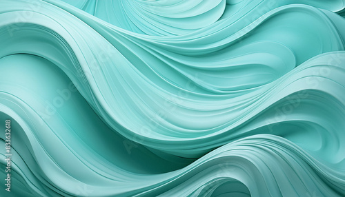 aquamarine background in wave form