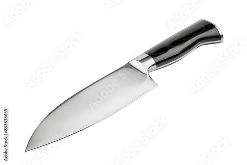 Wallpaper Mural Sleek modern chef's knife with a sharp stainless steel blade and ergonomic handle, perfect for professional and home kitchen use. Torontodigital.ca