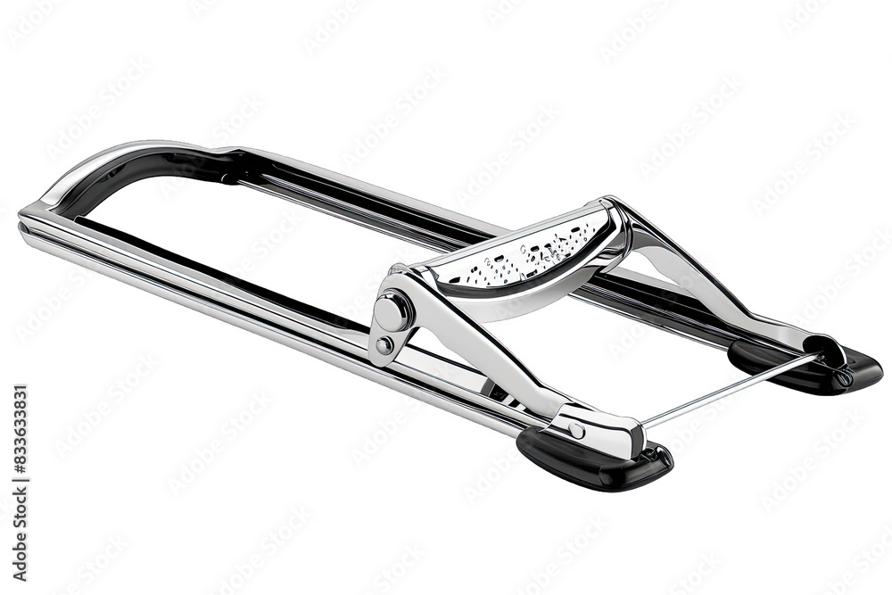 Stainless steel vegetable and fruit peeler isolated on white background. Ideal for kitchen use, durable, and efficient tool for food preparation. Stainless steel vegetable and fruit peeler isolated on white background. Ideal for kitchen use, durable, and efficient tool for food preparation.