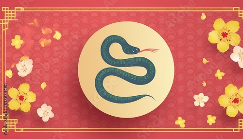 chinese new year , chinese style snake, chinese new year card,  sio snake, imlek tahun baru, happy new year snake card, snake card cute photo