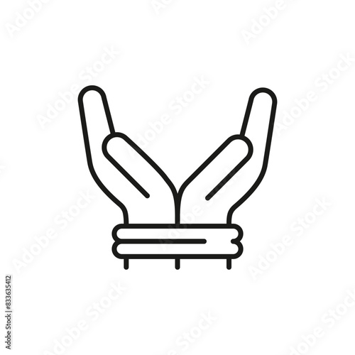 Kidnapping icon. Simple kidnapping icon for social media, app, and web design. Vector illustration.