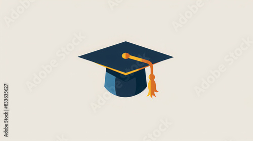 Simple Graduation Cap Illustration