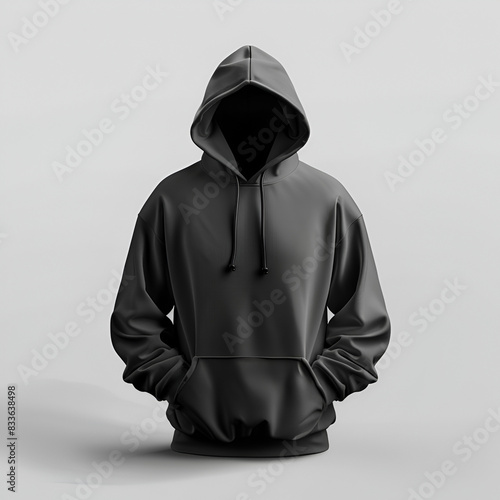 Beautiful modern and stylish sweatshirt on neutral background