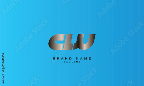 CLW, CWL, LCW, LWC, WLC, WCL, CW, WC, Abstract initial monogram letter alphabet logo design