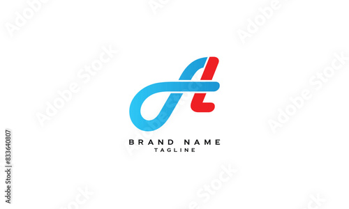 DAL, DLA, ADL, ALD, LAD, LDA, Abstract initial monogram letter alphabet logo design
