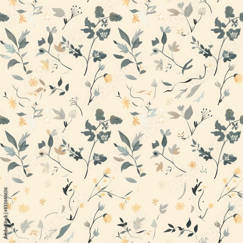 a very simple seamless repeating pattern extra flaoty and soft  